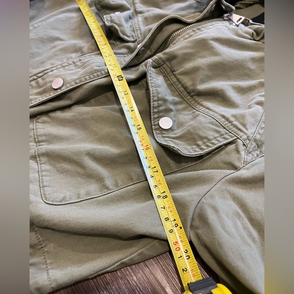 7 for all mankind green utility jacket - Picture 5 of 8